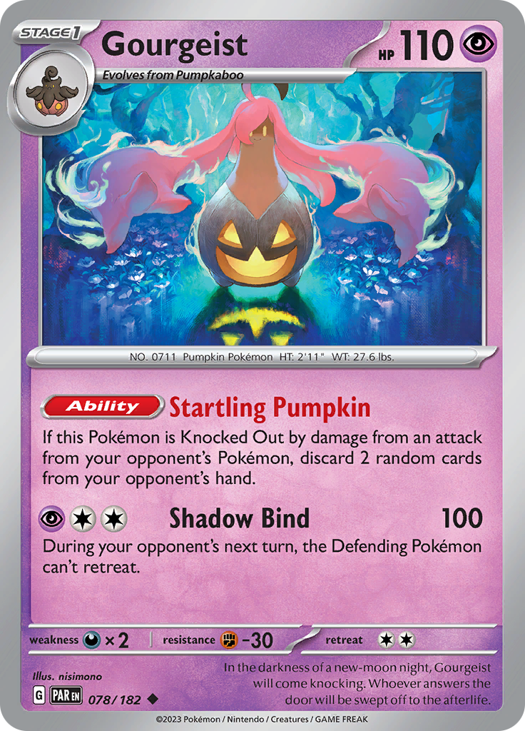 Gourgeist (078/182) [Scarlet & Violet: Paradox Rift] - The Mythic Store | 24h Order Processing