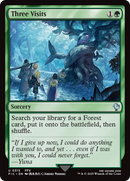 Three Visits [FINAL FANTASY Commander] - The Mythic Store | 24h Order Processing