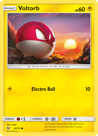 Voltorb (30/73) [Sun & Moon: Shining Legends] - The Mythic Store | 24h Order Processing