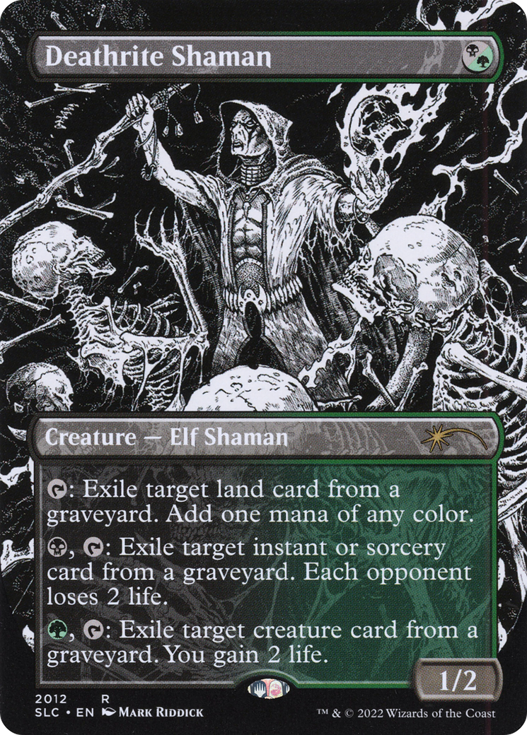 Deathrite Shaman (Borderless) [Secret Lair 30th Anniversary Countdown Kit]