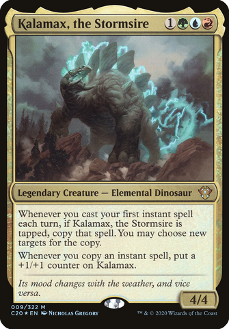 Kalamax, the Stormsire (Oversized) [Commander 2020 Oversized] - The Mythic Store | 24h Order Processing
