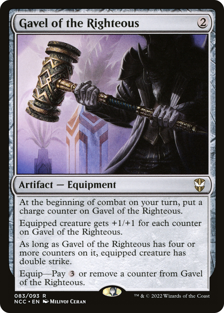 Gavel of the Righteous [Streets of New Capenna Commander] - The Mythic Store | 24h Order Processing