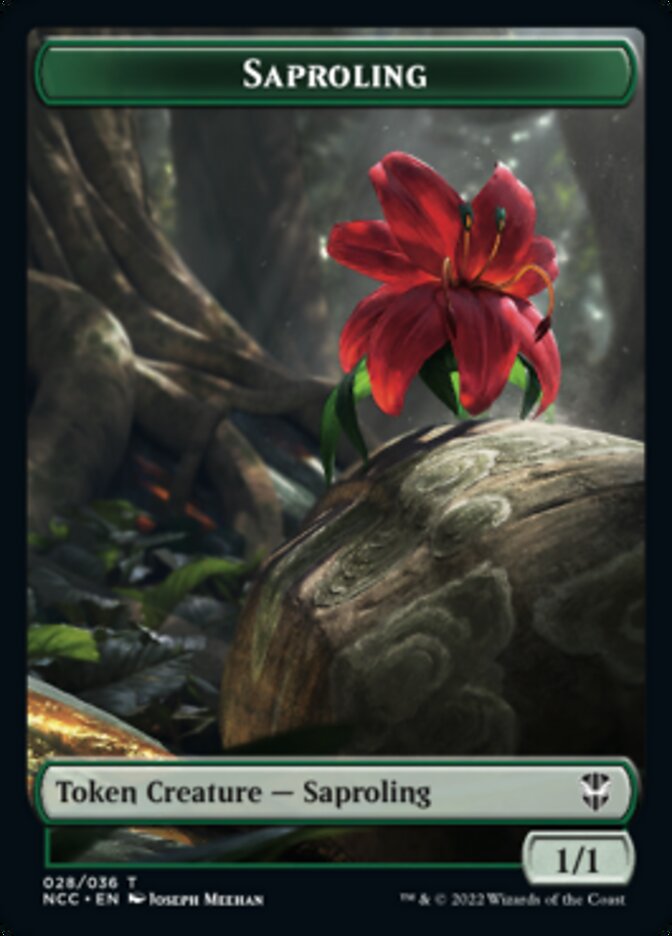 Beast // Saproling Double-Sided Token [Streets of New Capenna Commander Tokens] - The Mythic Store | 24h Order Processing