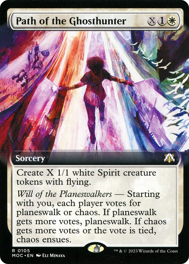 Path of the Ghosthunter (Extended Art) [March of the Machine Commander] - The Mythic Store | 24h Order Processing