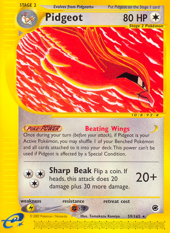Pidgeot (59/165) [Expedition: Base Set] - The Mythic Store | 24h Order Processing