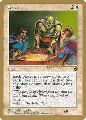 Truce (Shawn "Hammer" Regnier) (SB) [Pro Tour Collector Set] - The Mythic Store | 24h Order Processing
