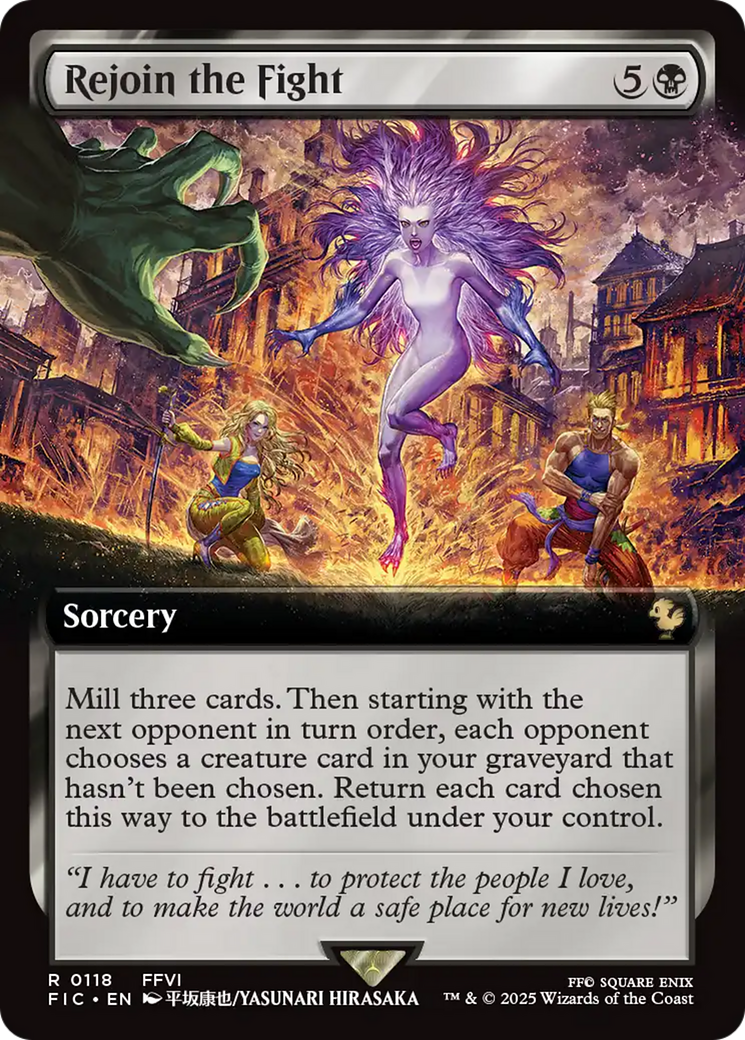 Rejoin the Fight (Extended Art) [FINAL FANTASY Commander] - The Mythic Store | 24h Order Processing