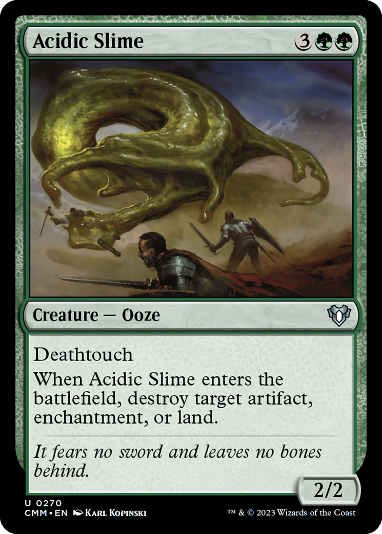 Acidic Slime [Commander Masters] - The Mythic Store | 24h Order Processing