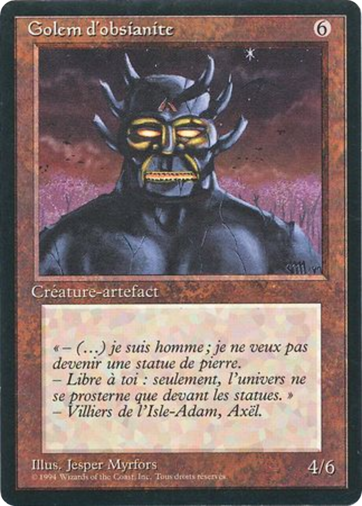 Obsianus Golem [Foreign Black Border] - The Mythic Store | 24h Order Processing