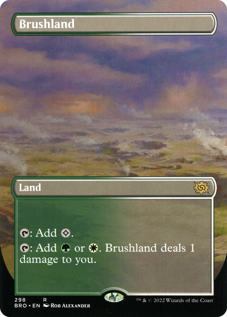 Brushland (Borderless Alternate Art) [The Brothers' War] - The Mythic Store | 24h Order Processing