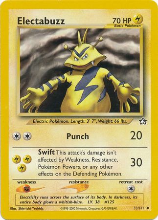 Electabuzz (33/111) [Neo Genesis Unlimited] - The Mythic Store | 24h Order Processing