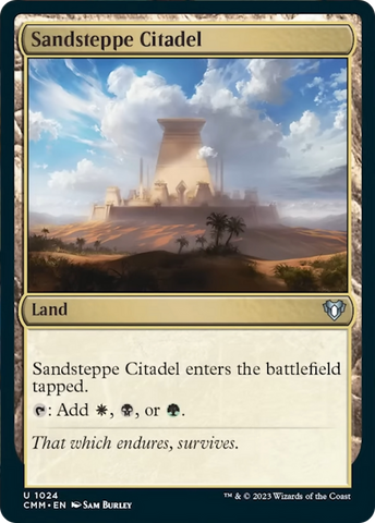 Sandsteppe Citadel [Commander Masters] - The Mythic Store | 24h Order Processing
