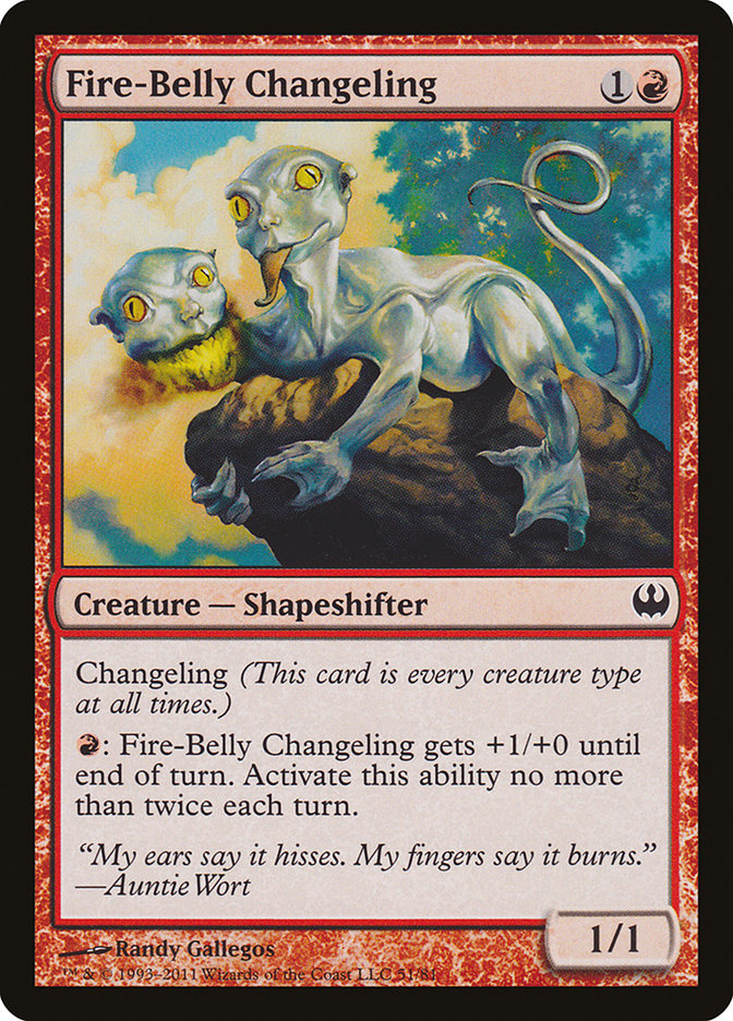 Fire-Belly Changeling [Duel Decks: Knights vs. Dragons] - The Mythic Store | 24h Order Processing