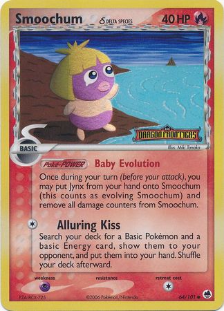 Smoochum (64/101) (Delta Species) (Stamped) [EX: Dragon Frontiers] - The Mythic Store | 24h Order Processing