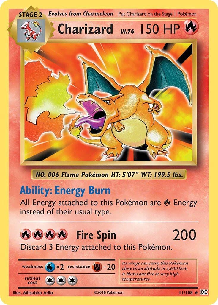 Charizard (11/108) [XY: Evolutions] - The Mythic Store | 24h Order Processing
