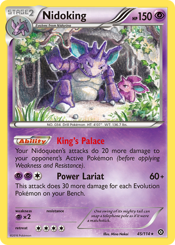 Nidoking (45/114) [XY: Steam Siege] - The Mythic Store | 24h Order Processing