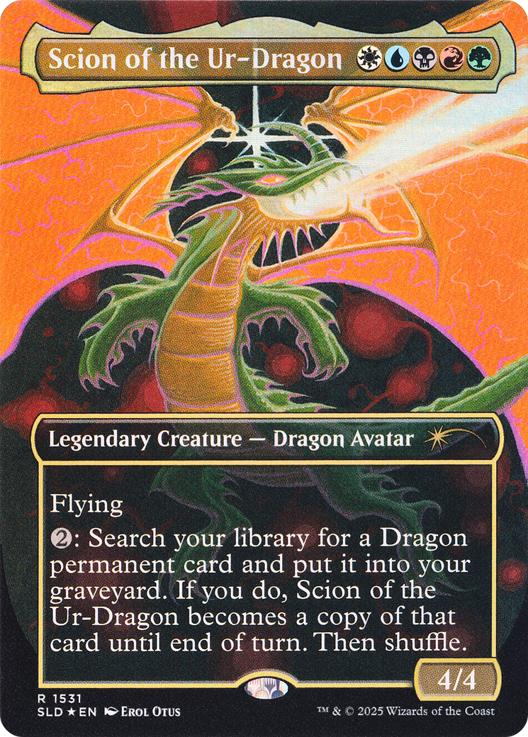 Scion of the Ur-Dragon (Rainbow Foil) [Secret Lair Drop Series] - The Mythic Store | 24h Order Processing