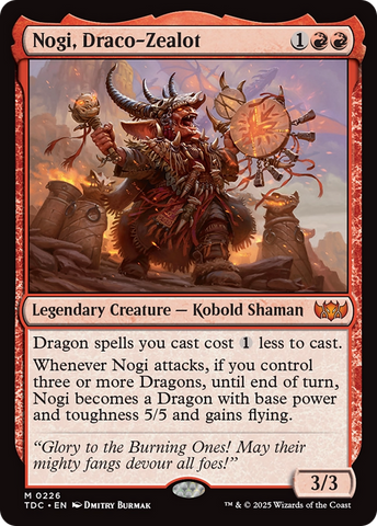 Nogi, Draco-Zealot [Tarkir: Dragonstorm Commander] - The Mythic Store | 24h Order Processing