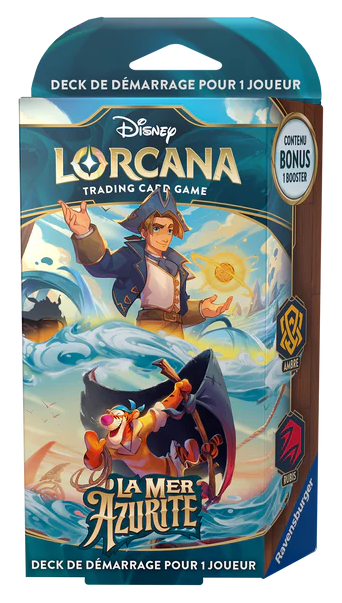 Lorcana: Azurite Sea (La Mer Azurite) - Starter Decks (FR) - The Mythic Store | 24h Order Processing