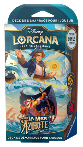 Lorcana: Azurite Sea (La Mer Azurite) - Starter Decks (FR) - The Mythic Store | 24h Order Processing