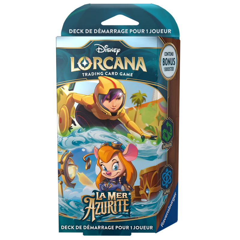 Lorcana: Azurite Sea (La Mer Azurite) - Starter Decks (FR) - The Mythic Store | 24h Order Processing