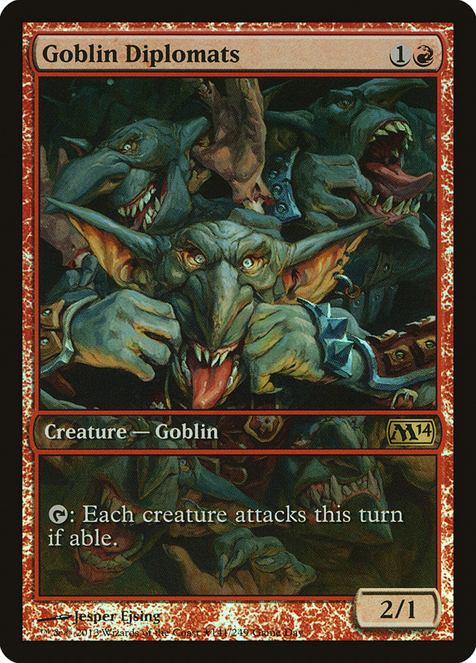 Goblin Diplomats (Game Day) [Magic 2014 Promos] - The Mythic Store | 24h Order Processing