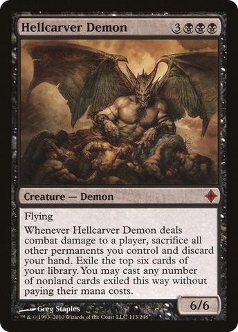 Hellcarver Demon [Rise of the Eldrazi] - The Mythic Store | 24h Order Processing