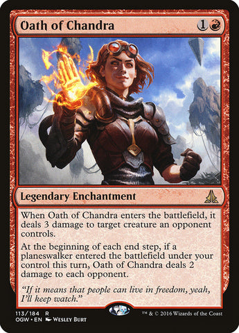 Oath of Chandra [Oath of the Gatewatch] - The Mythic Store | 24h Order Processing
