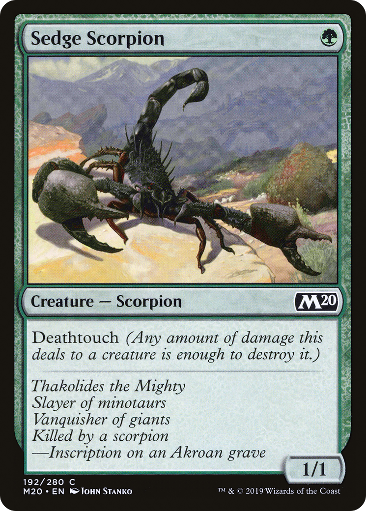 Sedge Scorpion [Core Set 2020] - The Mythic Store | 24h Order Processing