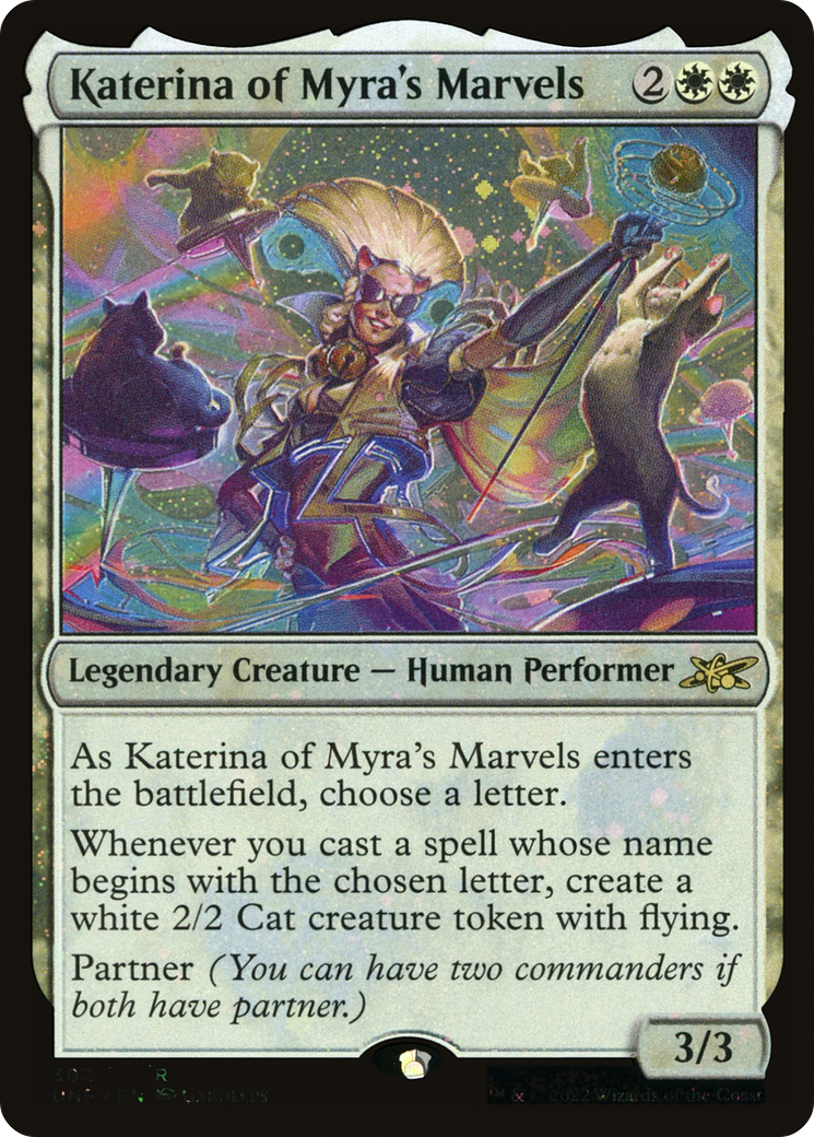 Katerina of Myra's Marvels (Galaxy Foil) [Unfinity] - The Mythic Store | 24h Order Processing