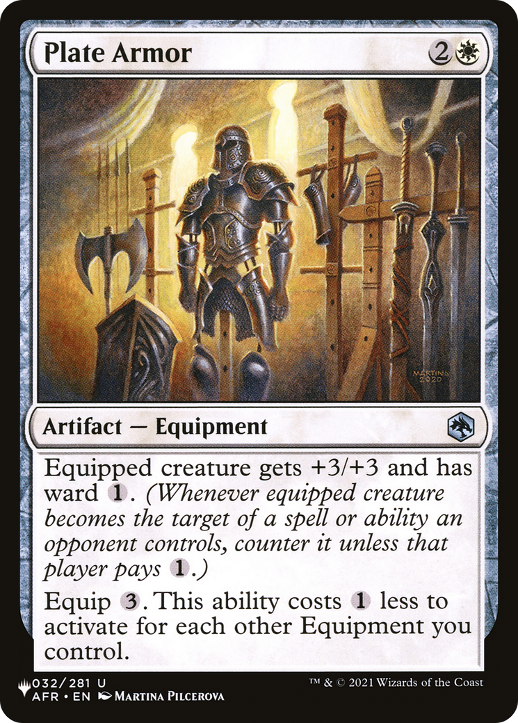 Plate Armor [The List Reprints] - The Mythic Store | 24h Order Processing