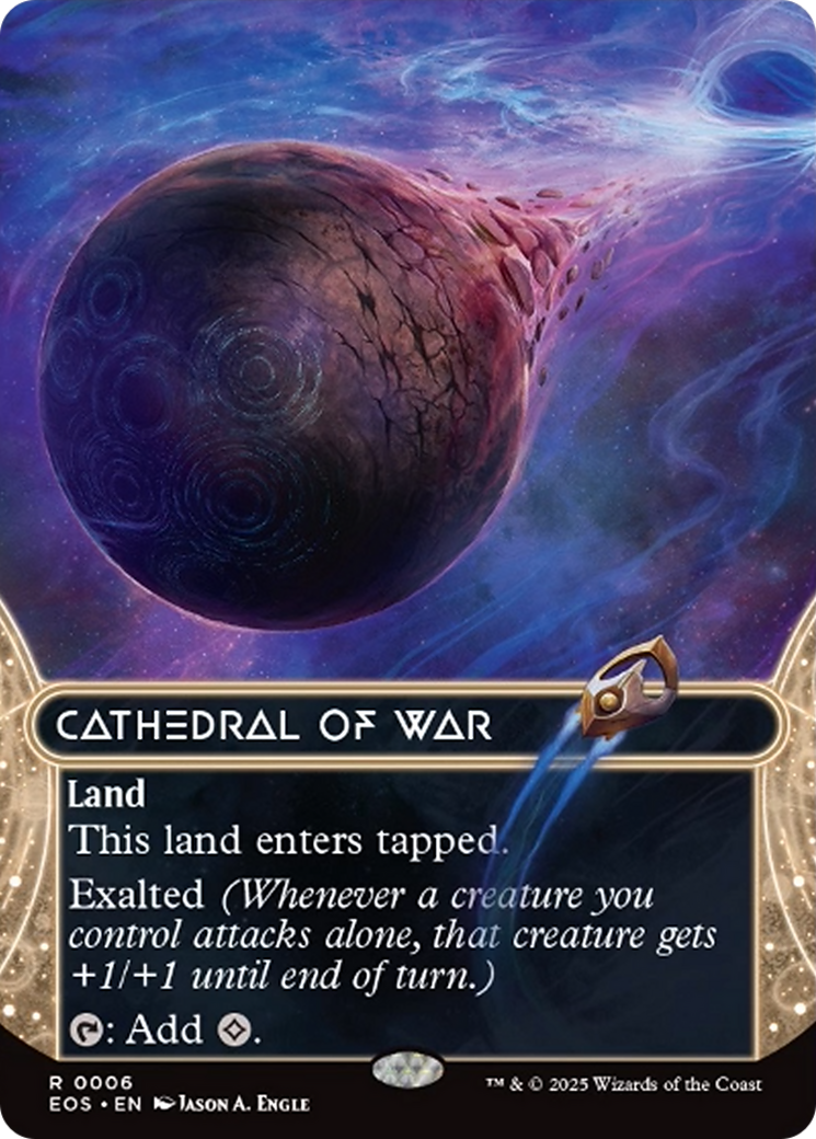 Cathedral of War (0006) (Borderless) [Edge of Eternities: Stellar Sights] - The Mythic Store | 24h Order Processing