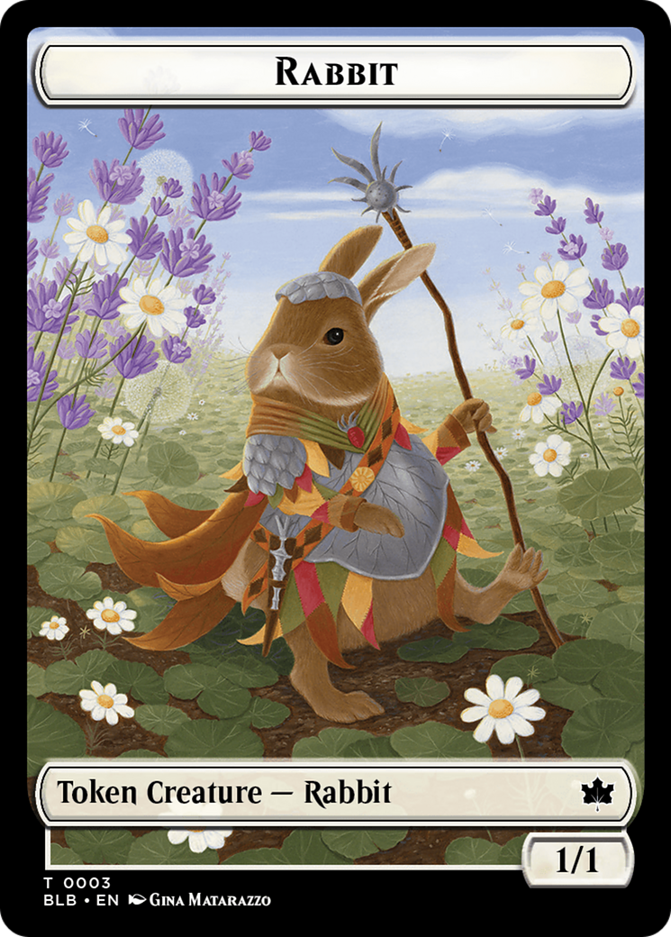 Rabbit Token [Bloomburrow Tokens] - The Mythic Store | 24h Order Processing