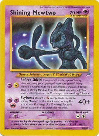 Shining Mewtwo (109/105) [Neo Destiny Unlimited] - The Mythic Store | 24h Order Processing