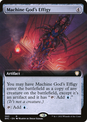 Machine God's Effigy (Extended Art) [The Brothers' War Commander] - The Mythic Store | 24h Order Processing