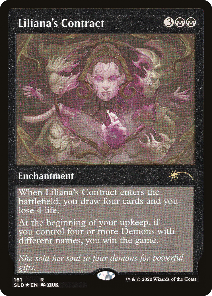 Liliana's Contract (Foil Etched) [Secret Lair Drop Series] - The Mythic Store | 24h Order Processing