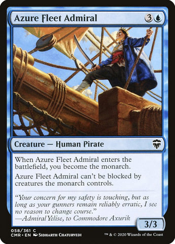 Azure Fleet Admiral [Commander Legends] - The Mythic Store | 24h Order Processing