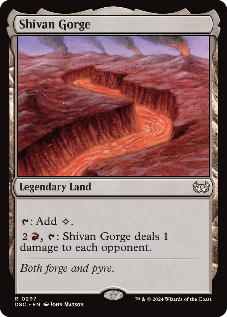 Shivan Gorge [Duskmourn: House of Horror Commander] - The Mythic Store | 24h Order Processing