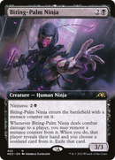 Biting-Palm Ninja (Extended Art) [Kamigawa: Neon Dynasty] - The Mythic Store | 24h Order Processing