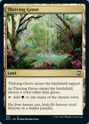 Thriving Grove [Dungeons & Dragons: Adventures in the Forgotten Realms Commander] - The Mythic Store | 24h Order Processing