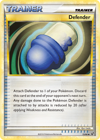 Defender (72/90) [HeartGold & SoulSilver: Undaunted] - The Mythic Store | 24h Order Processing