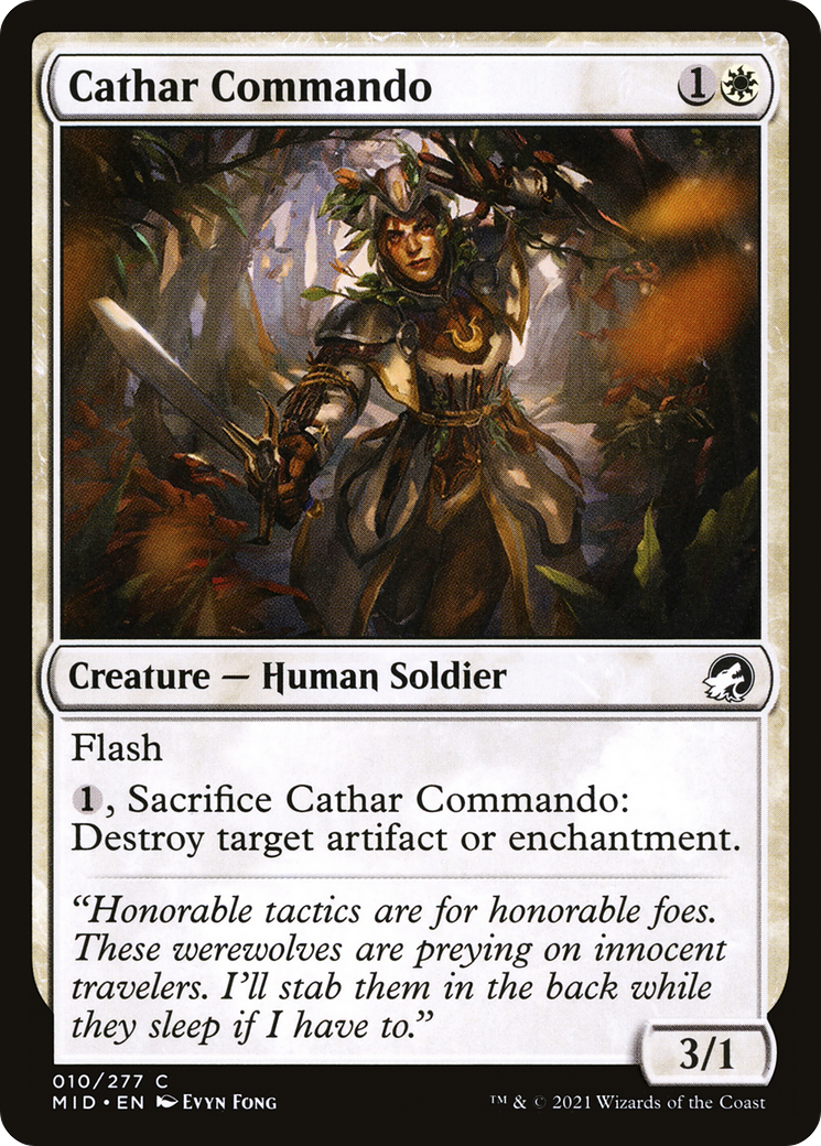 Cathar Commando [Innistrad: Midnight Hunt] - The Mythic Store | 24h Order Processing