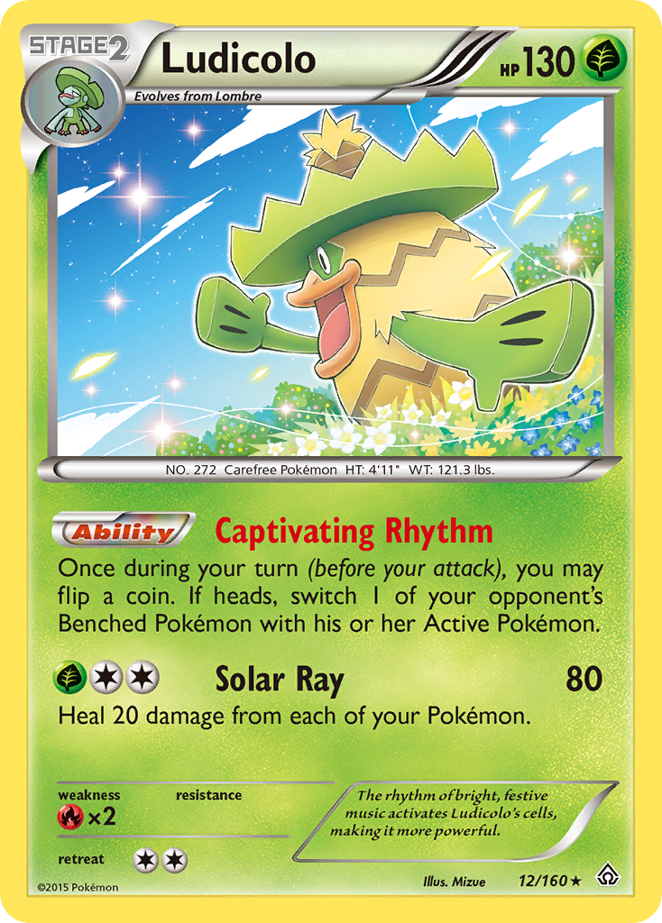 Ludicolo (12/160) [XY: Primal Clash] - The Mythic Store | 24h Order Processing