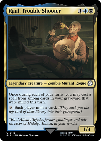 Raul, Trouble Shooter [Fallout] - The Mythic Store | 24h Order Processing