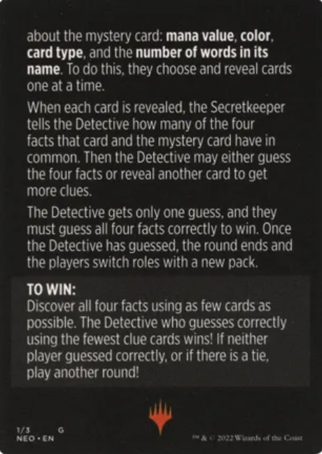 Booster Sleuth (Magic Minigame) [Kamigawa: Neon Dynasty Minigame] - The Mythic Store | 24h Order Processing