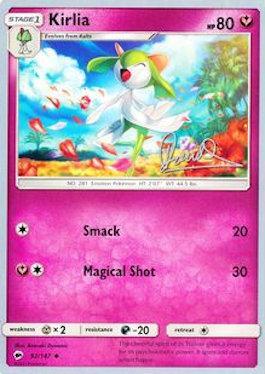 Kirlia (92/147) (Infinite Force - Diego Cassiraga) [World Championships 2017] - The Mythic Store | 24h Order Processing
