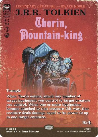 Thorin, Mountain-king (Borderless) [The Hobbit] - The Mythic Store | 24h Order Processing