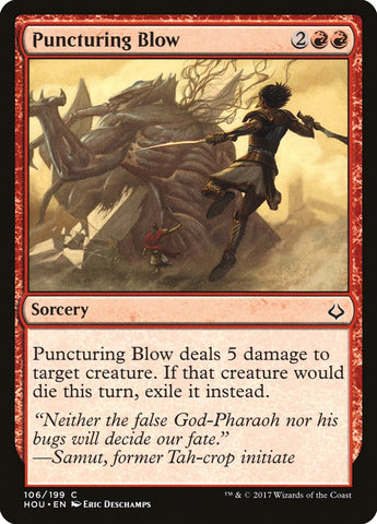 Puncturing Blow [Hour of Devastation] - The Mythic Store | 24h Order Processing