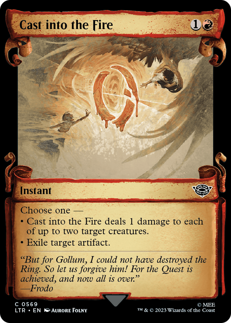Cast into the Fire [The Lord of the Rings: Tales of Middle-Earth Showcase Scrolls] - The Mythic Store | 24h Order Processing