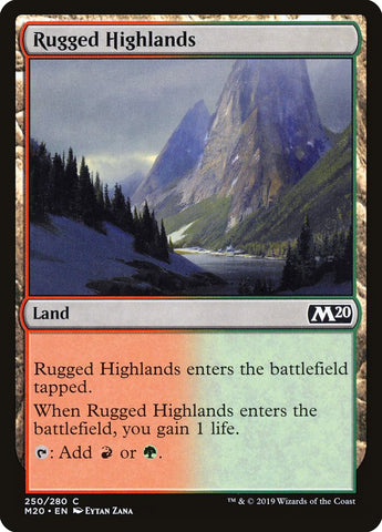 Rugged Highlands [Core Set 2020] - The Mythic Store | 24h Order Processing